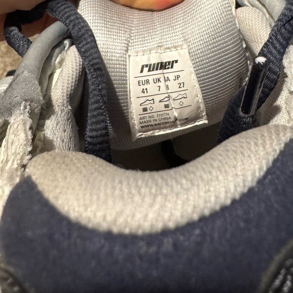 Balenciaga Mesh Runner Sneakers – Natural / Multi – Size EU 41 / US 8 - Picture 12 of 15